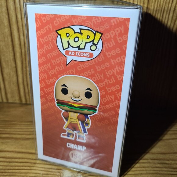 Champ Jollibee Funko Pop AD Icons Vinyl figure (NEW) - Picture 4 of 4